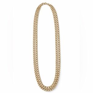 Monet Vintage Double Curb Chain Statement Necklace
Classic 80s/90s Power Chain